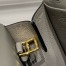 Hermes Halzan 25 Bag in Gris Meyer Clemence Leather