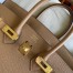 Hermes Birkin 25 Sellier Handmade Bag In Chai Epsom Calfskin 
