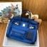 Hermes Cargo Birkin 35cm Limited-edition Bag in Blue Canvas