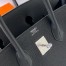 Hermes Birkin 35 Retourne Handmade Bag in Black Clemence Leather 