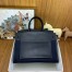 Hermes Birkin à l’envers 35 Bag in Black Clemence Leather and Canvas