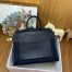 Hermes Birkin à l’envers 35 Bag in Black Clemence Leather and Canvas