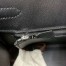 Hermes Birkin Rock 25 Handmade Bag in Black Volupto Leather