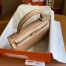 Hermes Kelly Sellier 25 Handmade Bag In Chai Epsom Calfskin 