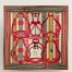 Hermes Noisette Fantaisie d'Etriers Shawl 140 
