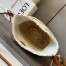 Loewe Drawstring Bucket Bag in Palm Leaf and Brown Calfskin 