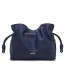 Loewe Mini Flamenco Clutch Bag in Abyss Blue Nappa Calfskin