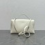 Loro Piana Extra Pocket Pouch L27 in White Grained Leather