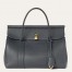 Loro Piana Loom L32 Bag in Navy Blue Grained Leather