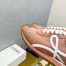 Loewe Women's Flow Runner Sneakers in Powder Nylon and Suede