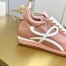 Loewe Women's Flow Runner Sneakers in Powder Nylon and Suede