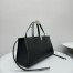 Phoebe Philo Small Kit Cabas Bag in Black Calfskin