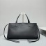 Phoebe Philo Small Kit Cabas Bag in Black Calfskin