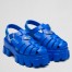 Prada Foam Sandals in Blue Rubber