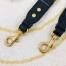 Dior Blue Embroidery Adjustable Shoulder Strap