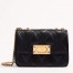 Valentino Quiltie 67 Small Shoulder Bag in Black Leather