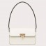 Valentino Rockstud23 Shoulder Bag in White Calfskin