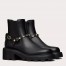 Valentino Beatle Rockstud Boots 55mm in Black Leather