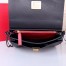 Valentino Garavani Red/Black Medium VRing Shoulder Bag