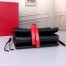 Valentino Garavani Red/Black Medium VRing Shoulder Bag