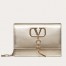 Valentino Vcase Small Chain Bag In Gold Metallic Lambskin