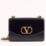 Valentino Garavani Vain Shoulder Bag in Black Calfskin