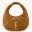 Saint Laurent Icarino Bag in Caramel Quilted Suede Leather