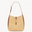 Saint Laurent Le 5 À 7 Small Shoulder Bag in Raffia