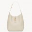 Saint Laurent Le 5 À 7 Soft Large Shoulder Bag in White Leather