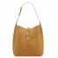 Saint Laurent Le 5 À 7 Supple Large Hobo Bag in Brown Suede Leather
