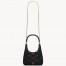 Saint Laurent Sade Hobo Bag in Black Leather