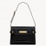Saint Laurent Manhattan Small Shoulder Bag in Black Patent Calfskin